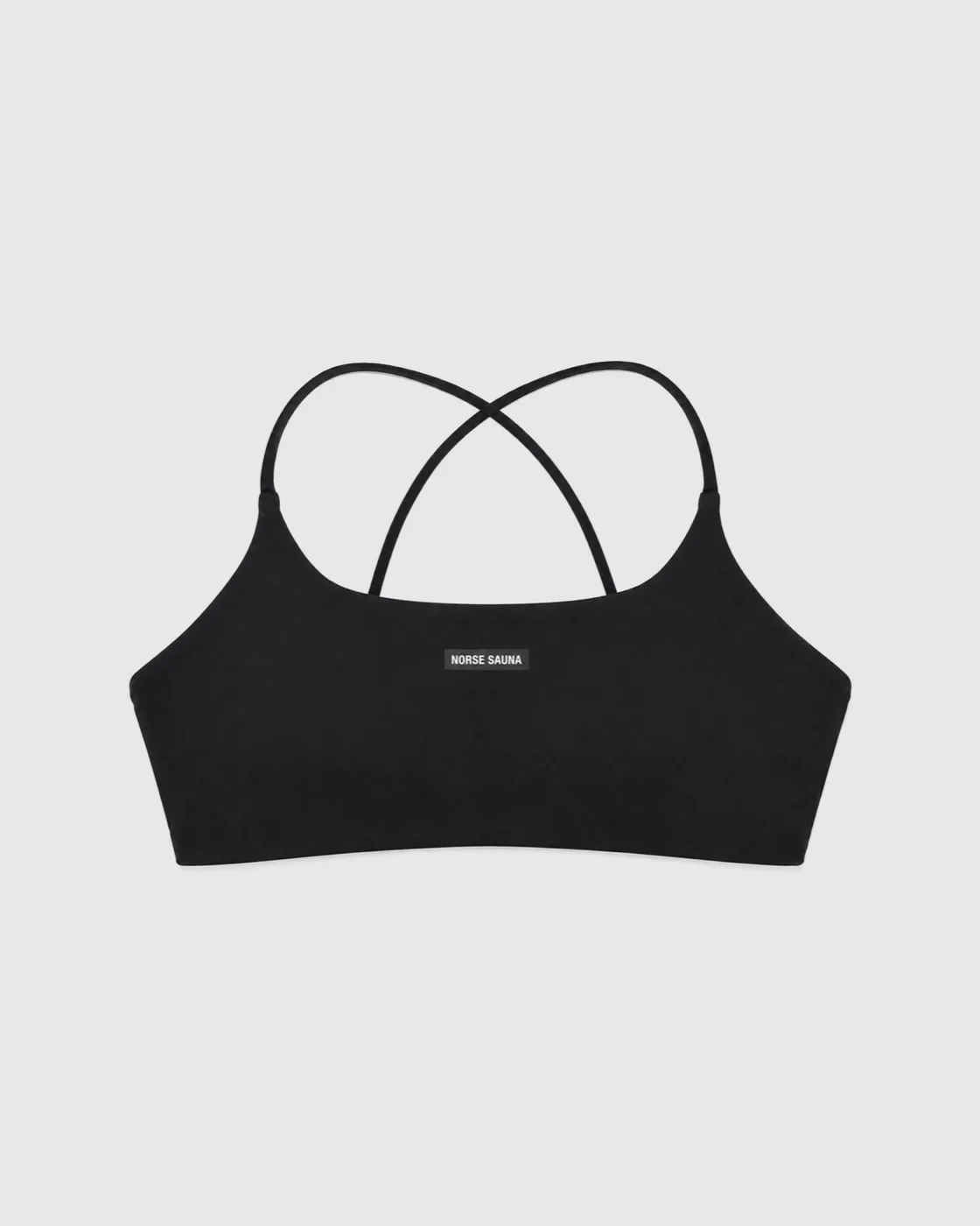 Enni Sauna Top in black, front view