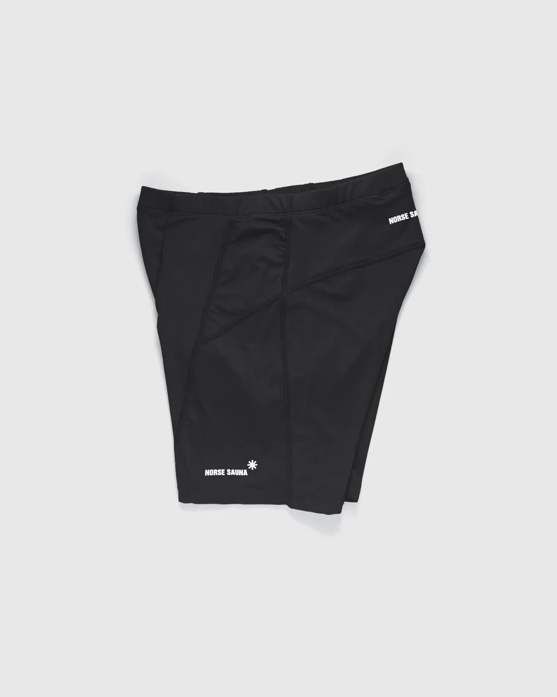 Löyly 6" Sauna Shorts in black, side view